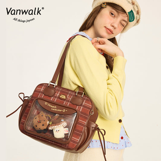Vanwalk Christmas-skuldertaske med flere lommer V2873