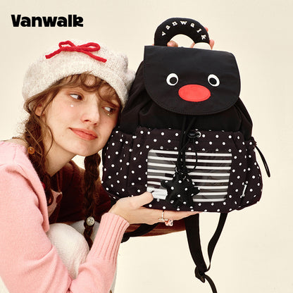 VANWALK Pingu-serien-rygsæk med sødt design v2980
