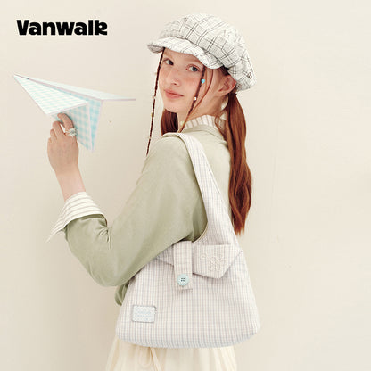 VANWALK Planner House-vendbar tote-/skuldertaske v3026