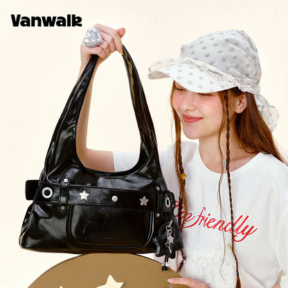 VANWALK Gulugulu-serien-original skuldertaske og håndtaske V3069