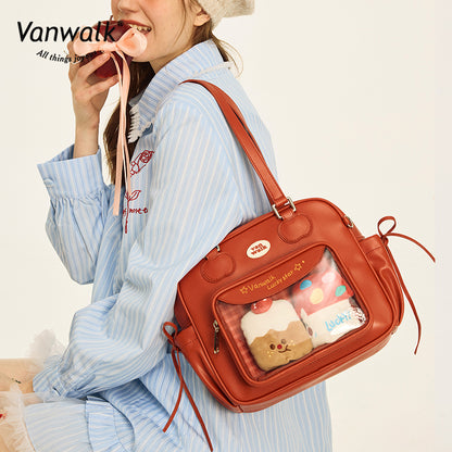 Vanwalk Christmas-skuldertaske med flere lommer V2873