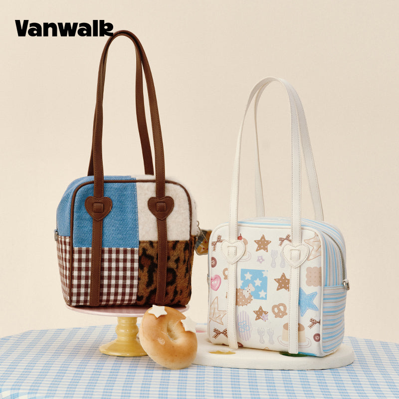 Vanwalk Pinecone Tribe-serien Originale skuldertasker Håndtaske V2975