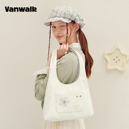 VANWALK Planner House-vendbar tote-/skuldertaske v3026