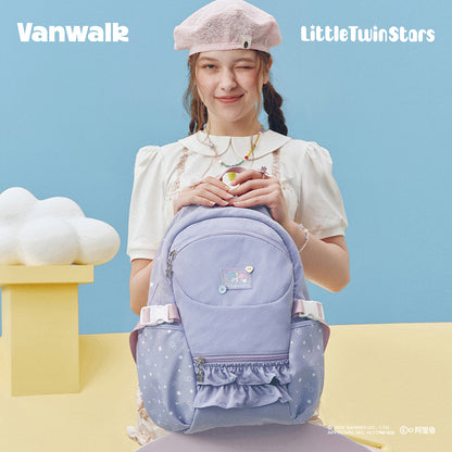 VANWALK Little Twin Stars Sanrio-samarbejdsrygsæk V3073
