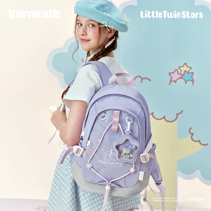 VANWALK Little Twin Stars Sanrio-samarbejdsrygsæk V3074