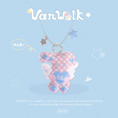 VANWALK Gulugulu-serien-udstoppet mærke-tasketilbehør-vedhæng/-kæde K700