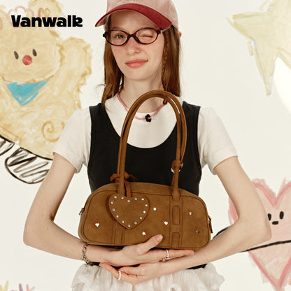 VANWALK Skuldertaske med charmerende niche-design fra Lovely Note v2895
