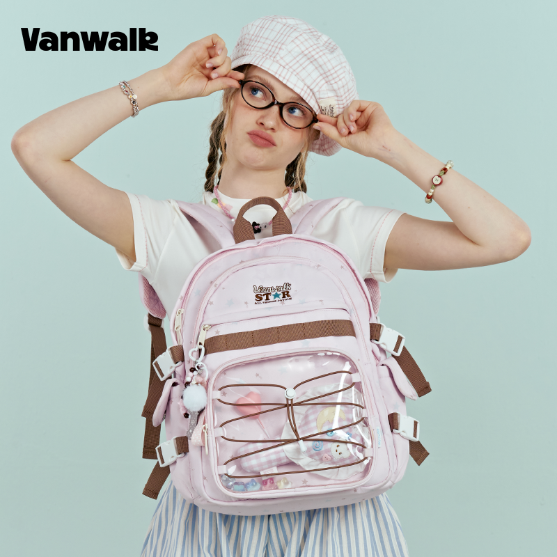 VANWALK rummelig rygsæk med July Specials-design v2933