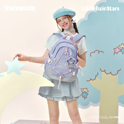 VANWALK Little Twin Stars Sanrio-samarbejdsrygsæk V3074