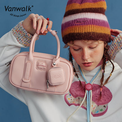 Vanwalk afslappet Lucky House-crossbodytaske V2725