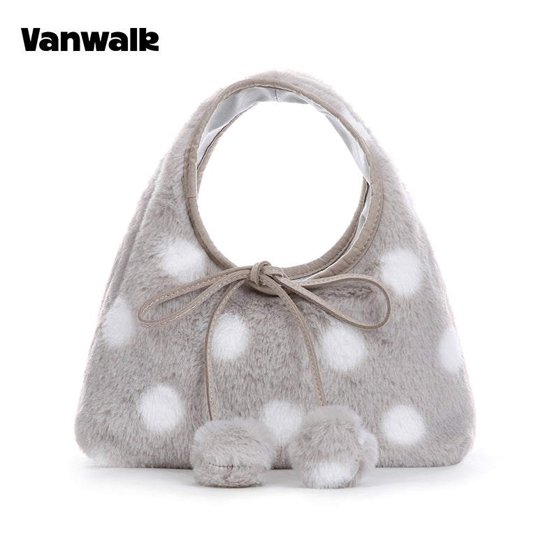 VANWALK Vendbar håndtaske fra Glutinous Rice Ball-serien v2996