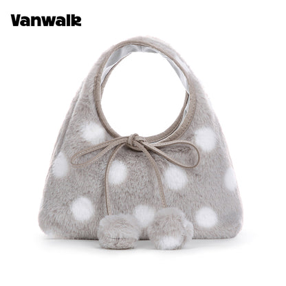 VANWALK Vendbar håndtaske fra Glutinous Rice Ball-serien v2996