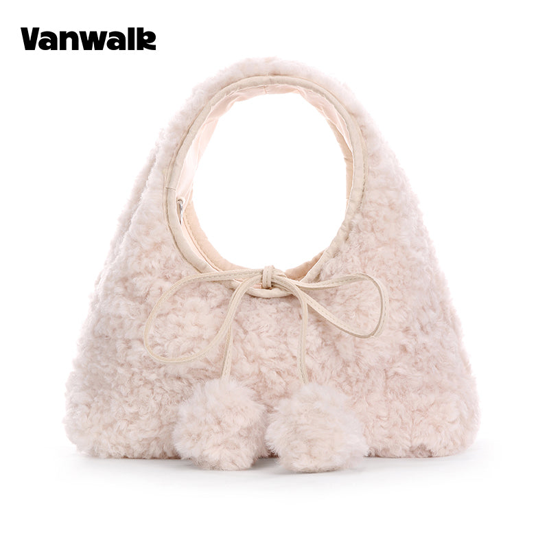 VANWALK Vendbar håndtaske fra Glutinous Rice Ball-serien v2996