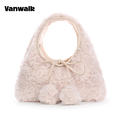 VANWALK Vendbar håndtaske fra Glutinous Rice Ball-serien v2996