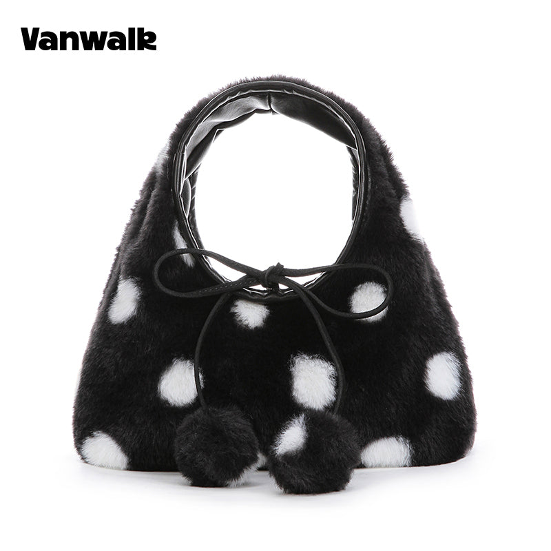 VANWALK Vendbar håndtaske fra Glutinous Rice Ball-serien v2996