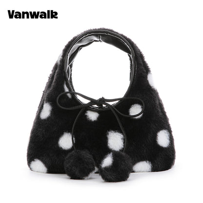 VANWALK Vendbar håndtaske fra Glutinous Rice Ball-serien v2996