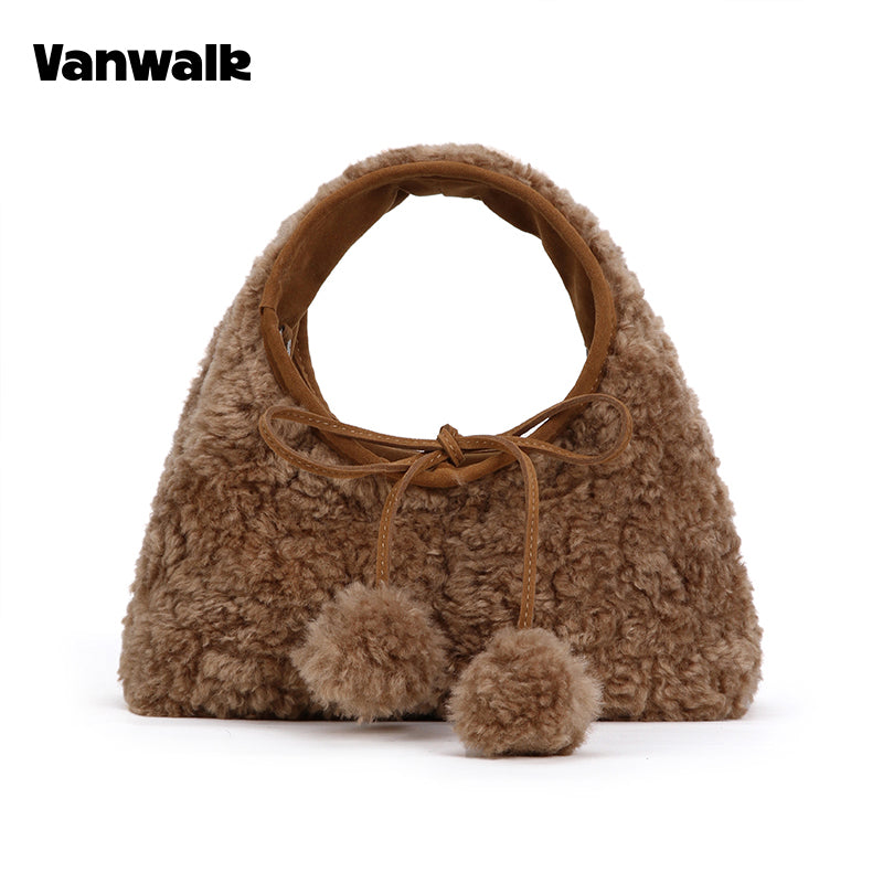 VANWALK Vendbar håndtaske fra Glutinous Rice Ball-serien v2996