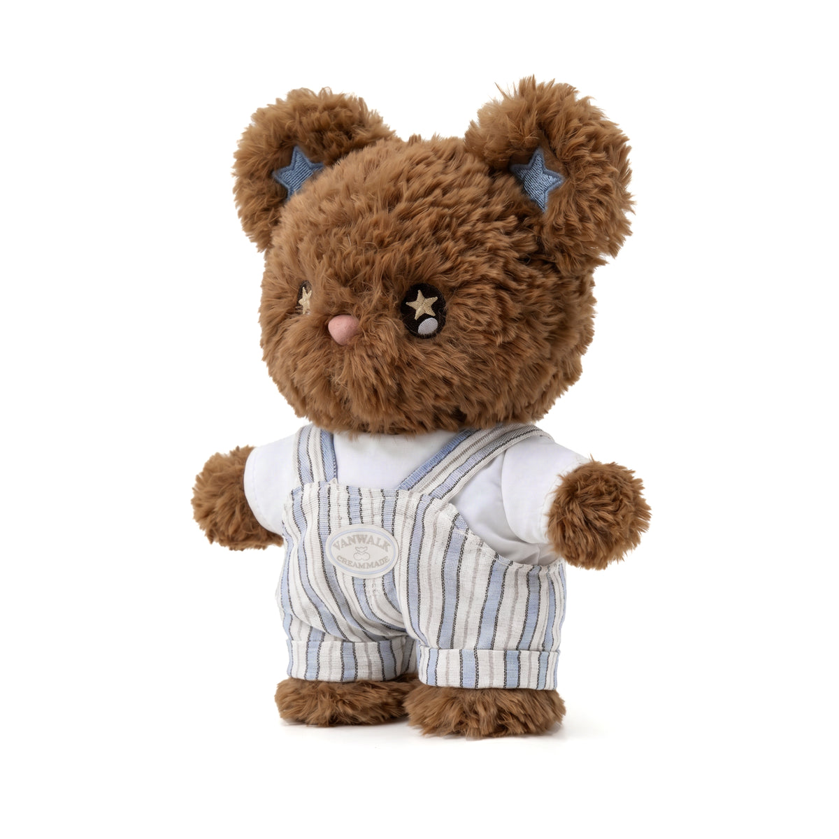 Vanwalk sød bamse- og kaninplys-taskepynt K640