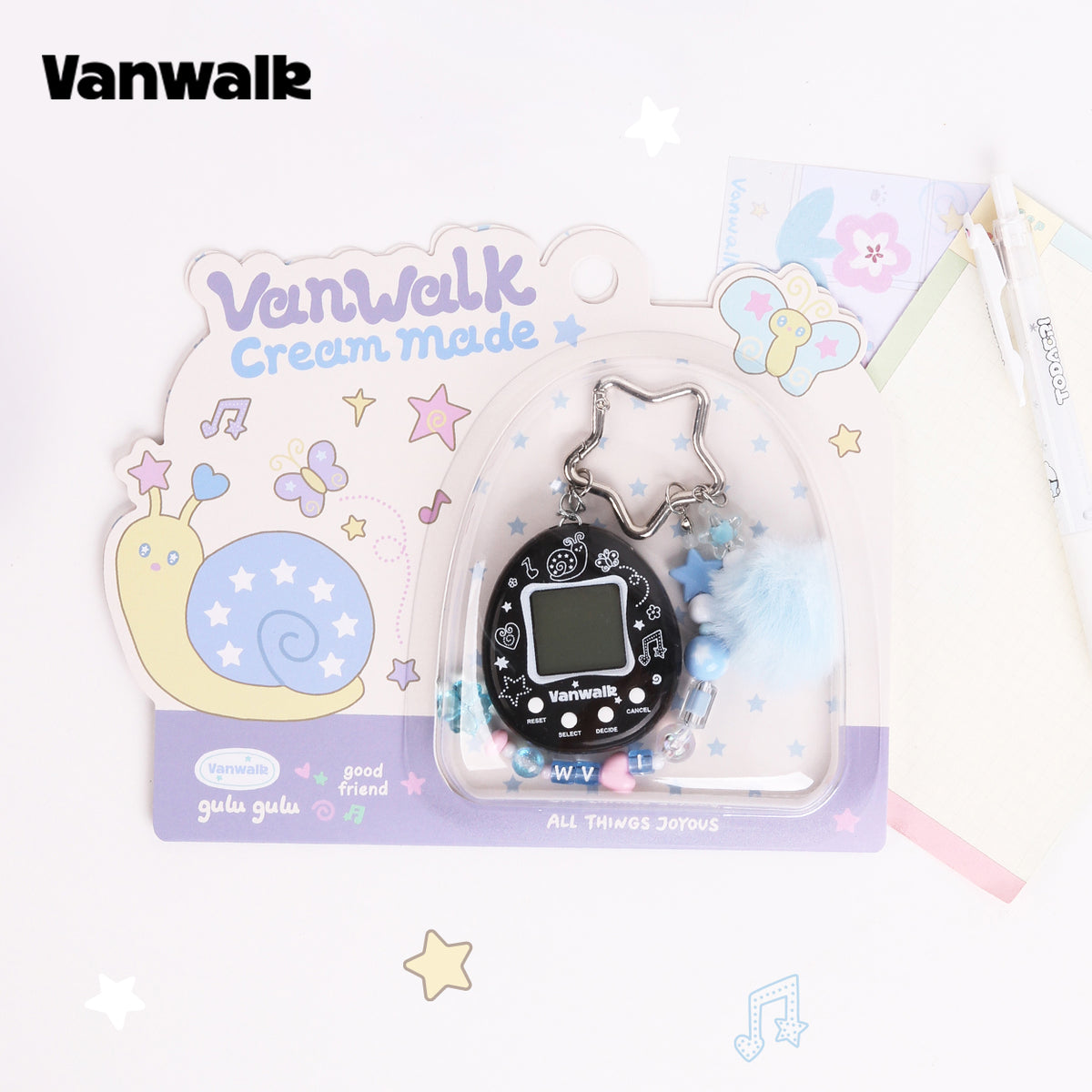 VANWALK Gulugulu-serien-sødt tasketilbehør-vedhæng K701