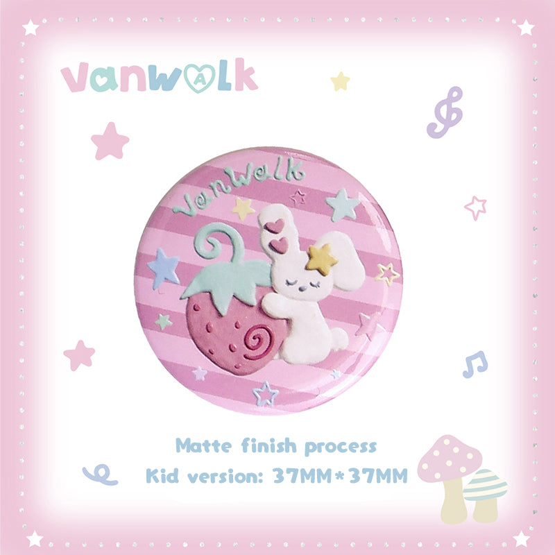 Vanwalk Gulugulu-serien Sød specialfremstillet badge K705