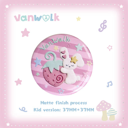 Vanwalk Gulugulu-serien Sød specialfremstillet badge K705