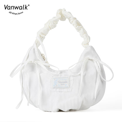 Vanwalk rummelig skuldertaske med Happy Band-design V2903
