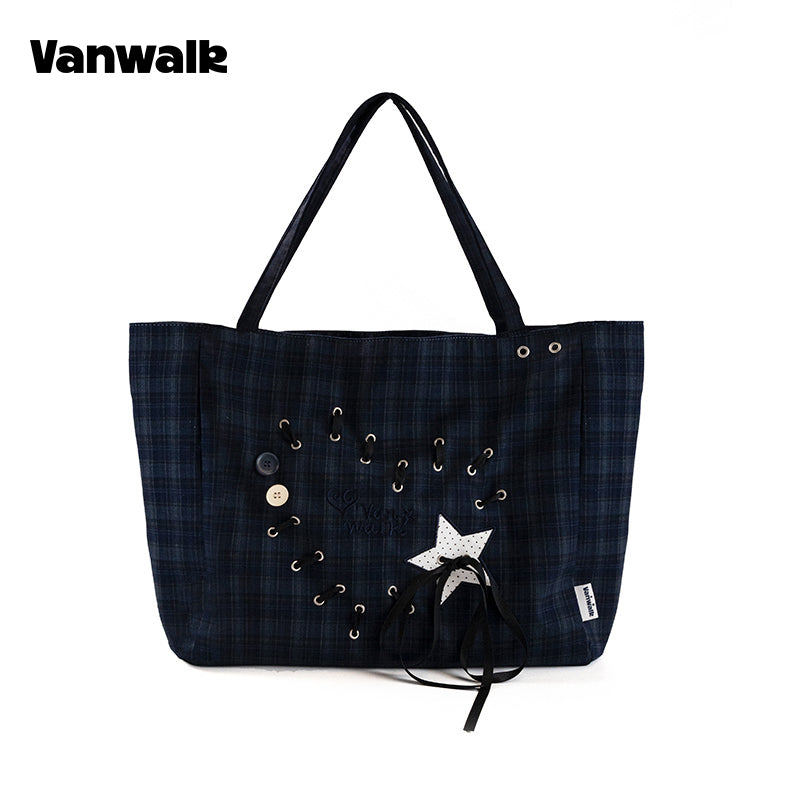 Vanwalk Skuldertaske med stor kapacitet fra Planner House-serien v3017