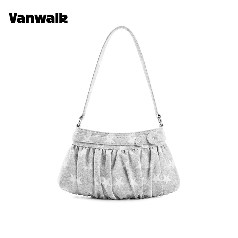 VANWALK Planner House-plisseret armhule- taske v3020