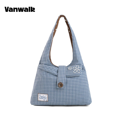 VANWALK Planner House-vendbar tote-/skuldertaske v3026