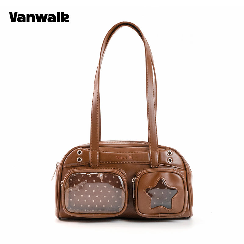 Vanwalk Skuldertaske med flere lommer fra Planner House-serien v3032