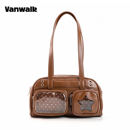 Vanwalk Skuldertaske med flere lommer fra Planner House-serien v3032