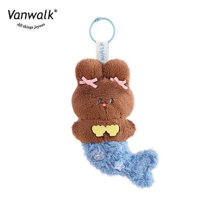 Vanwalk Bubble Island Niche Rabbit Mermaid-plushvedhæng til taske K522
