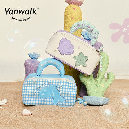 Vanwalk kosmetiktaske med sødt Bubble Island-design K525