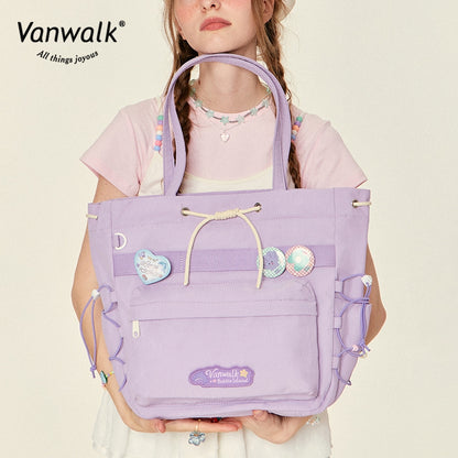 Vanwalk rummelig skuldertaske fra Bubble Island-serien V2823