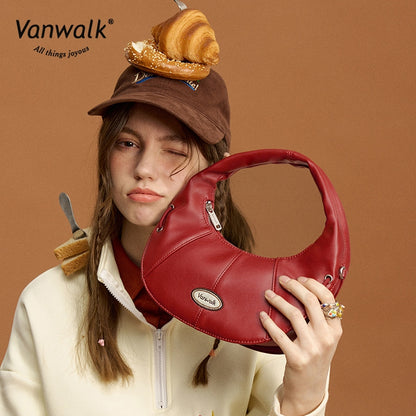 Vanwalk moderigtig crossbodytaske med Pizza-design V2856