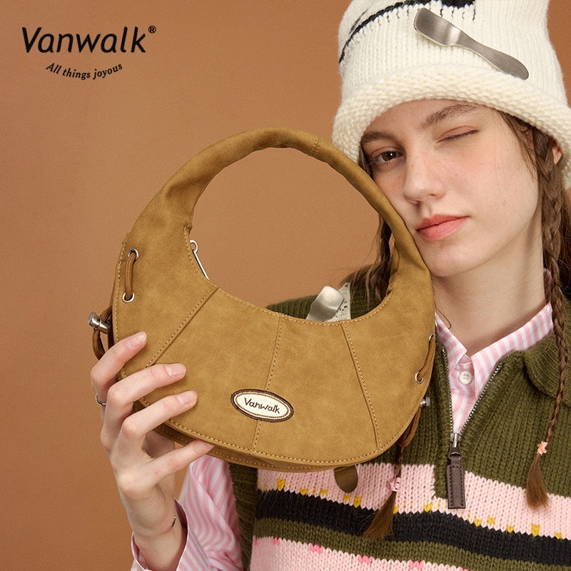 Vanwalk moderigtig crossbodytaske med Pizza-design V2856
