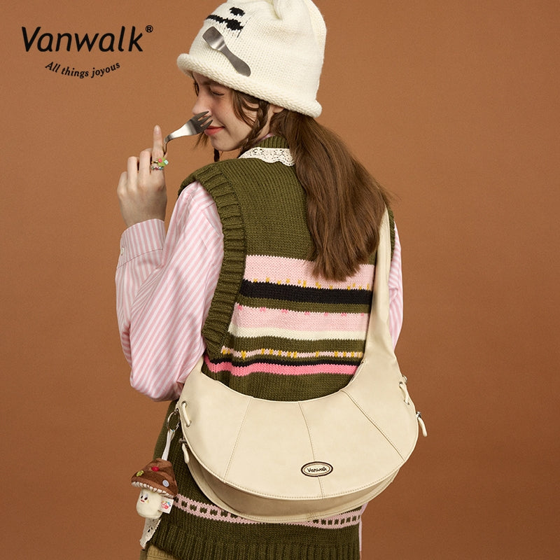 Vanwalk Fashion Pizza-serien crossbodytaske V2857