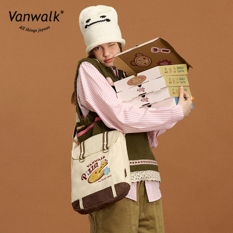 Vanwalk let skuldertaske fra Pizza-serien V2859