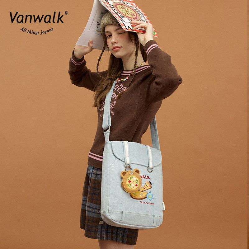 Vanwalk let skuldertaske fra Pizza-serien V2859