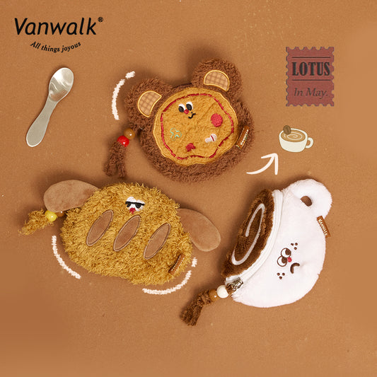 Vanwalk sød Pizza-møntpung VS25