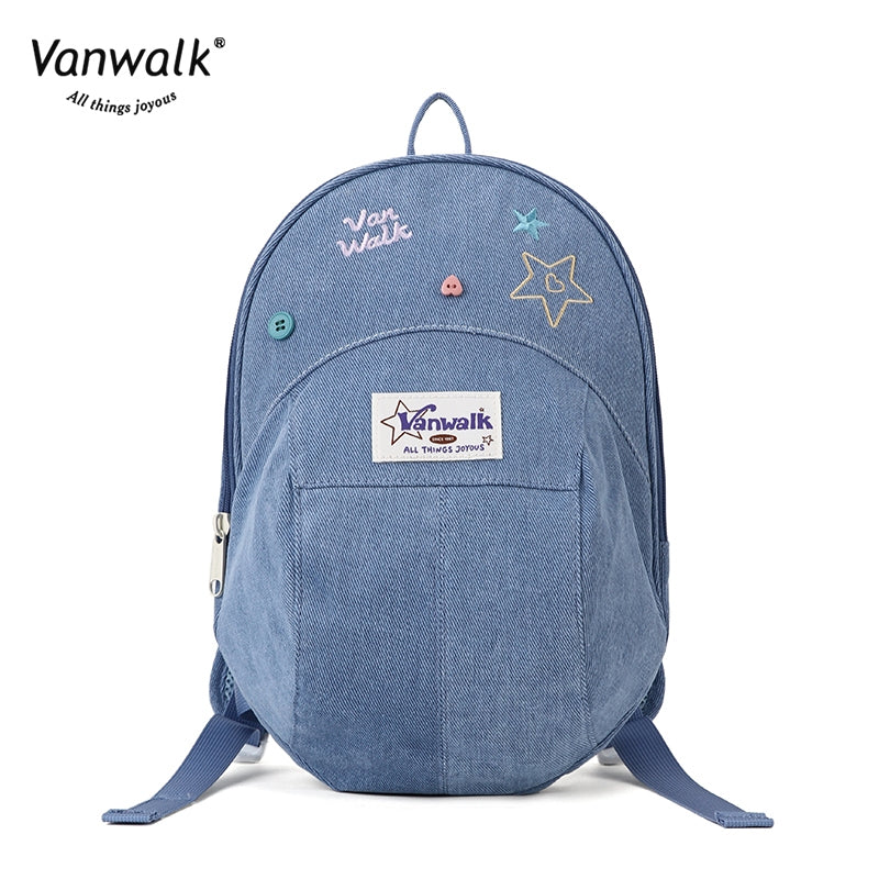 Vanwalk Fashion Streetwear Lucky Star-rygsæk V2880