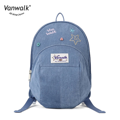 Vanwalk Fashion Streetwear Lucky Star-rygsæk V2880