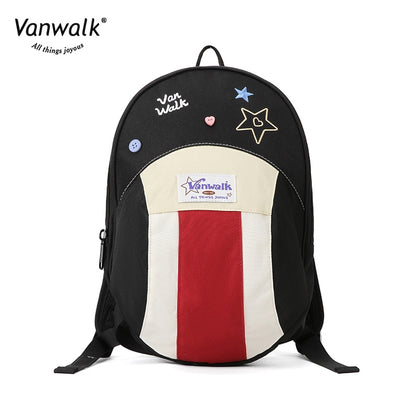 Vanwalk Fashion Streetwear Lucky Star-rygsæk V2880