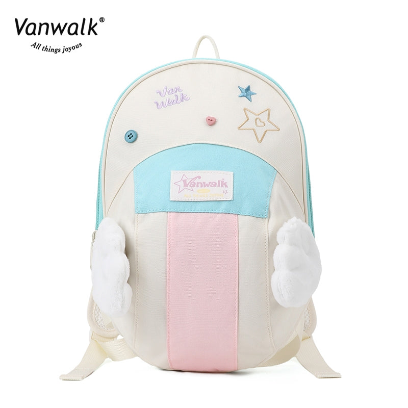 Vanwalk Fashion Streetwear Lucky Star-rygsæk V2880