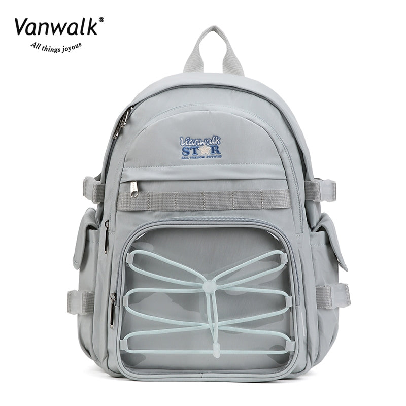 Vanwalk rygsæk med flere lommer og Lucky Star-design V2888