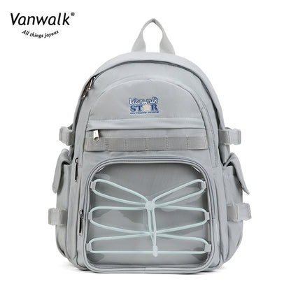 Vanwalk rygsæk med flere lommer og Lucky Star-design V2888