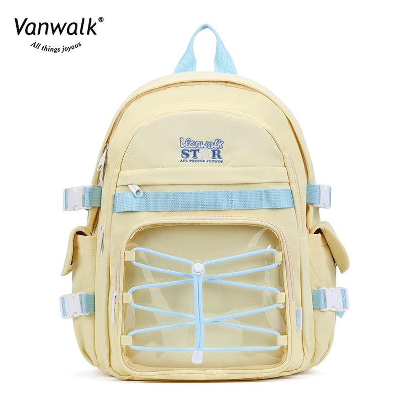 Vanwalk rygsæk med flere lommer og Lucky Star-design V2888