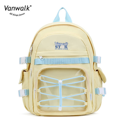 Vanwalk rygsæk med flere lommer og Lucky Star-design V2888