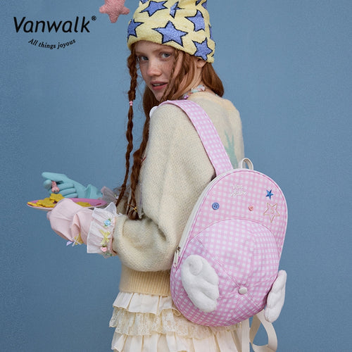 Vanwalk Fashion Streetwear Lucky Star-rygsæk V2880