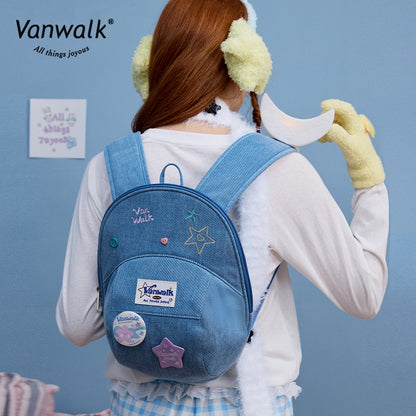 Vanwalk Fashion Streetwear Lucky Star-rygsæk V2880